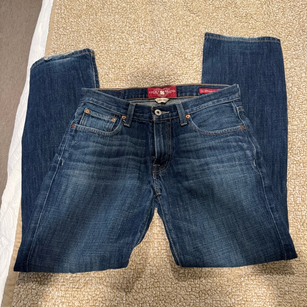 Lucky Brand 221 Original Straight Dark Blue  Jeans